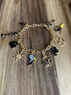Handmade Spooky Charm Bracelet